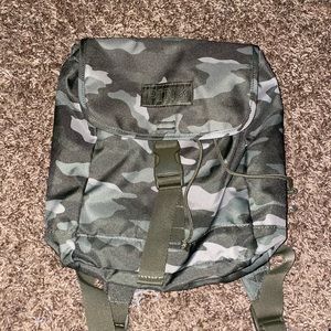 Pink camo mini backpack